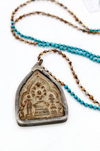 Load image into Gallery viewer, Buddha Necklace 102 - Jasper and Turquoise
