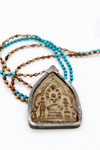 Load image into Gallery viewer, Buddha Necklace 102 - Jasper and Turquoise
