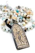 Load image into Gallery viewer, Buddha Necklace 105 - Amazonite

