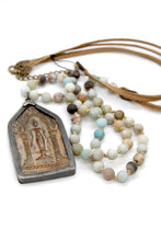 Load image into Gallery viewer, Buddha Necklace 111 - Amazonite
