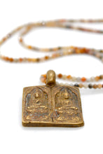 Load image into Gallery viewer, Buddha Necklace 114 - Mini Faceted Crazy Agate Necklace
