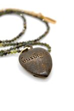 Load image into Gallery viewer, Buddha Necklace 119 - Beaded Dragon's Blood Stone Necklace
