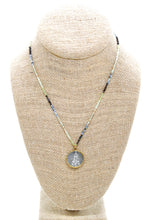 Load image into Gallery viewer, Buddha Necklace 125 - Mini Faceted Stone Beaded Necklace
