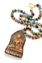 Load image into Gallery viewer, Buddha Necklace 129 - Indian Agate Stone Necklace
