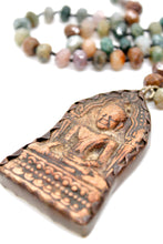 Load image into Gallery viewer, Buddha Necklace 129 - Indian Agate Stone Necklace
