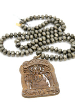 Load image into Gallery viewer, Buddha Necklace 134 - Pyrite Stone Necklace
