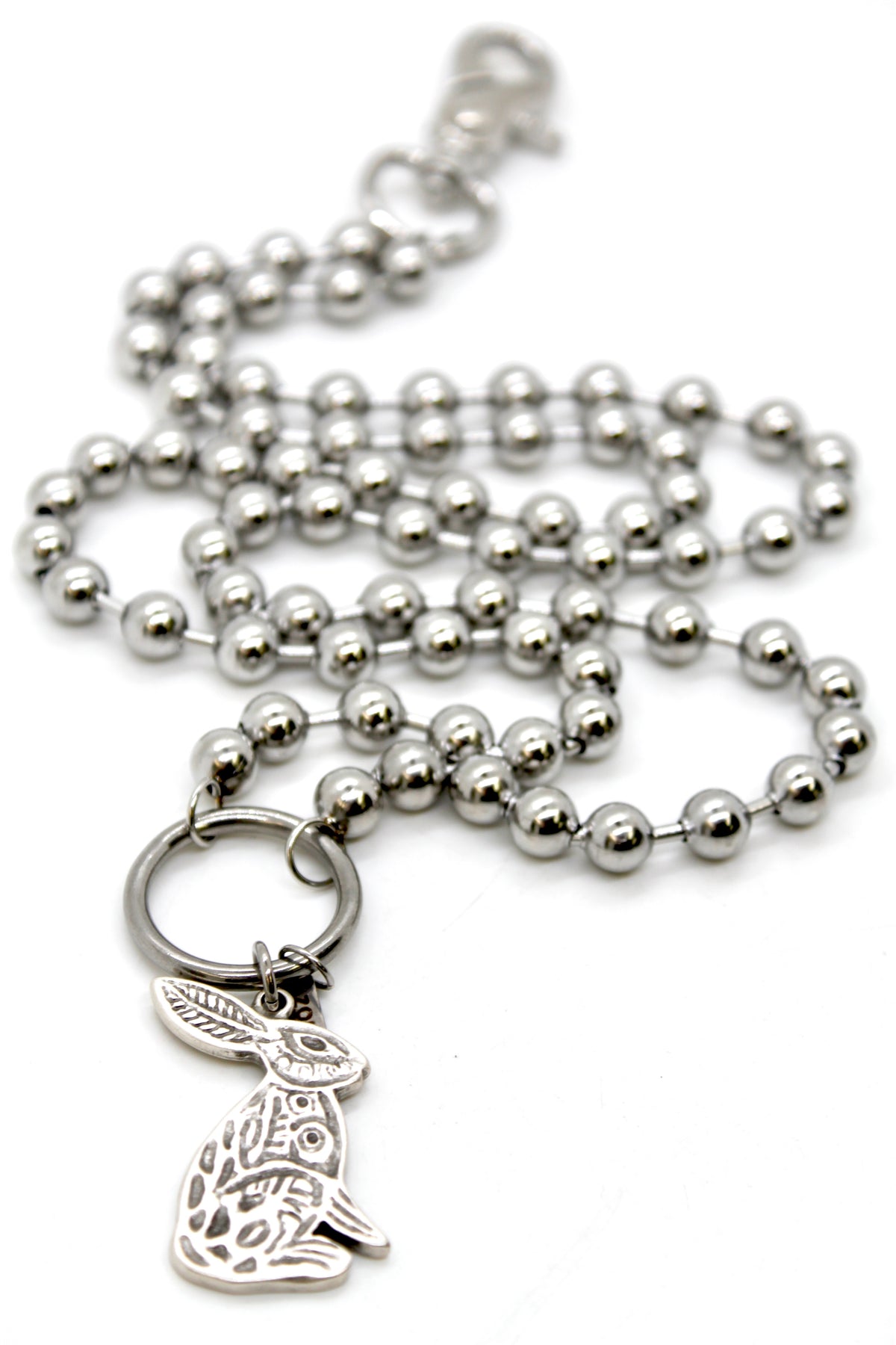 Silver Rabbit Convertible Silver Chain Necklace