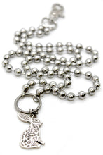 Load image into Gallery viewer, Silver Rabbit Convertible Silver Chain Necklace
