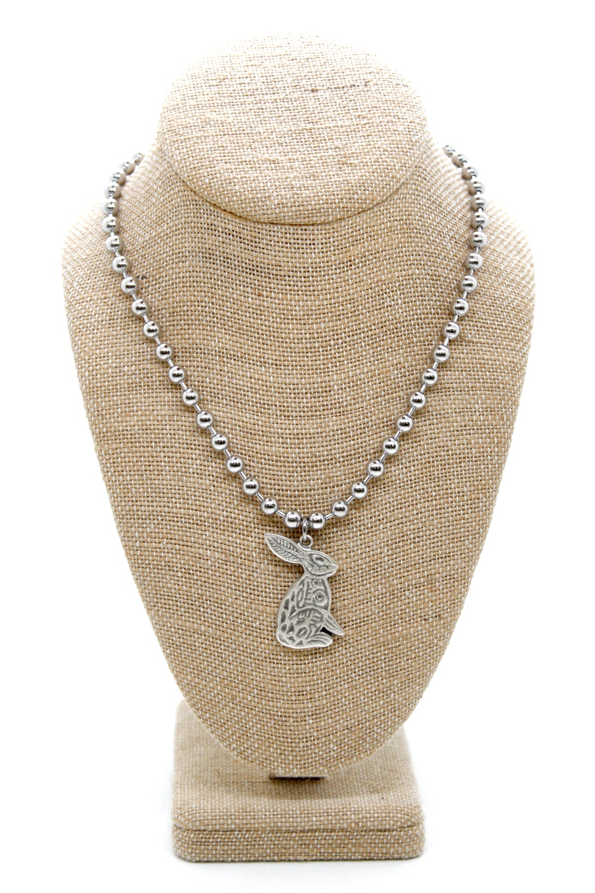 Silver Rabbit Convertible Silver Chain Necklace