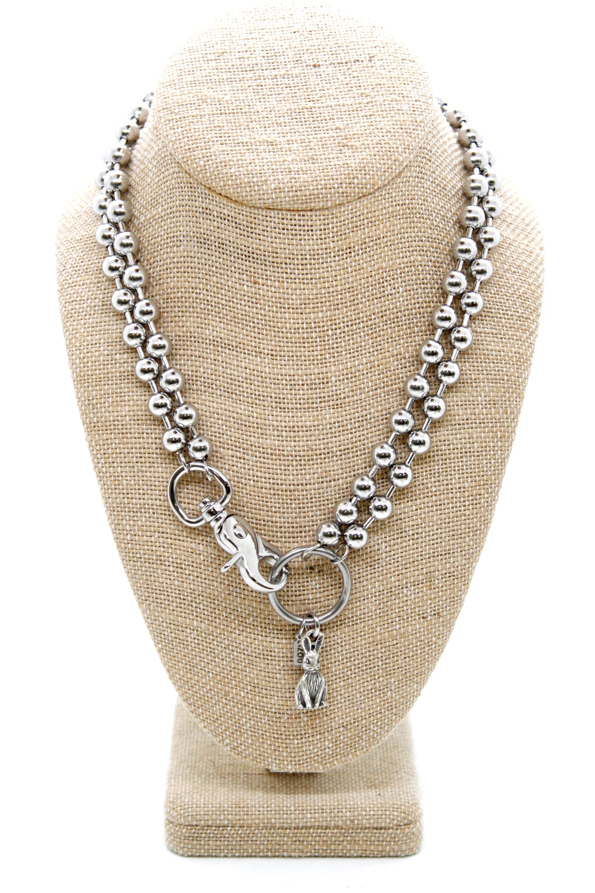 Little Rabbit Convertible Silver Chain Necklace