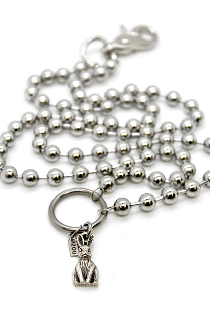 Little Rabbit Convertible Silver Chain Necklace