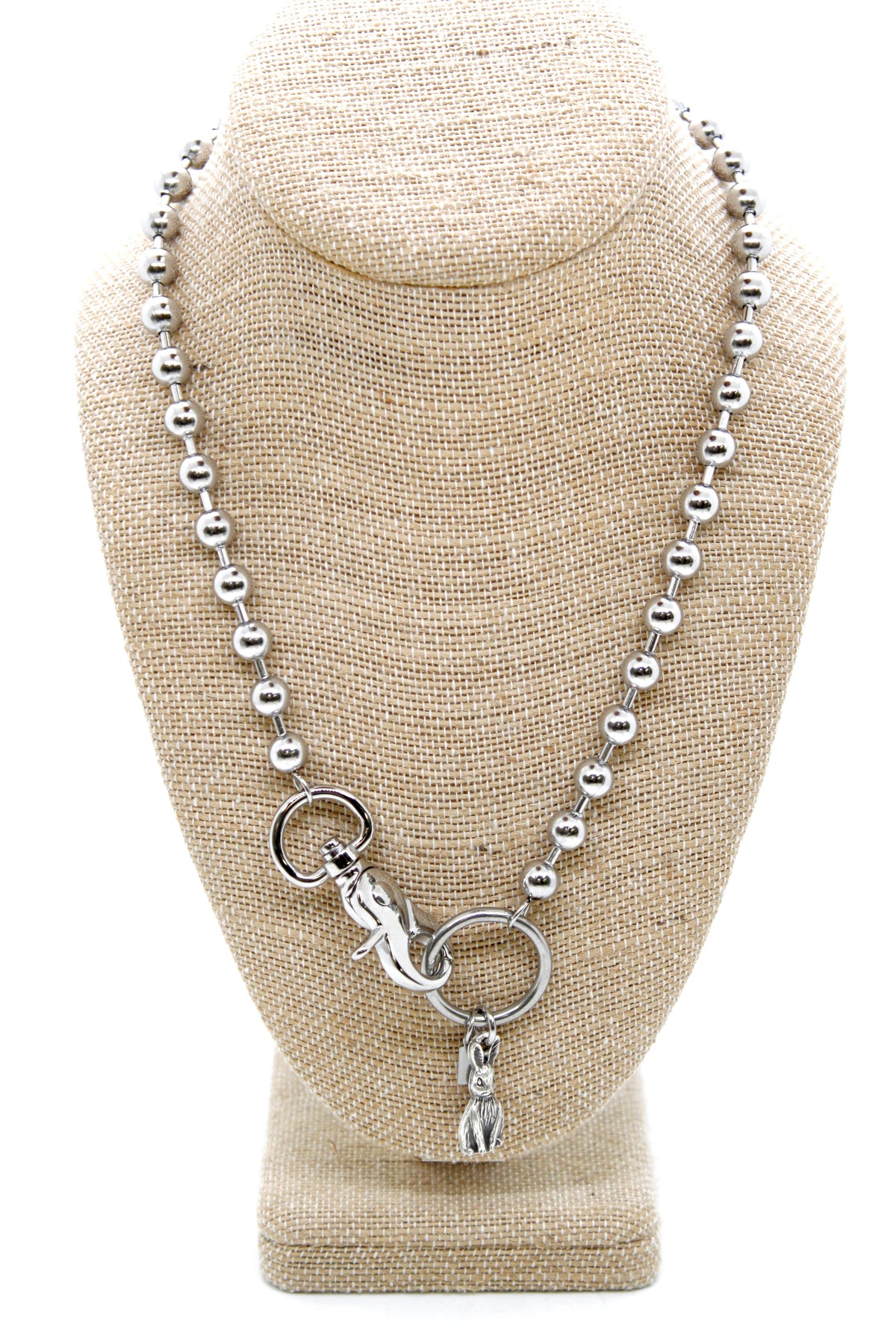 Little Rabbit Convertible Silver Chain Necklace