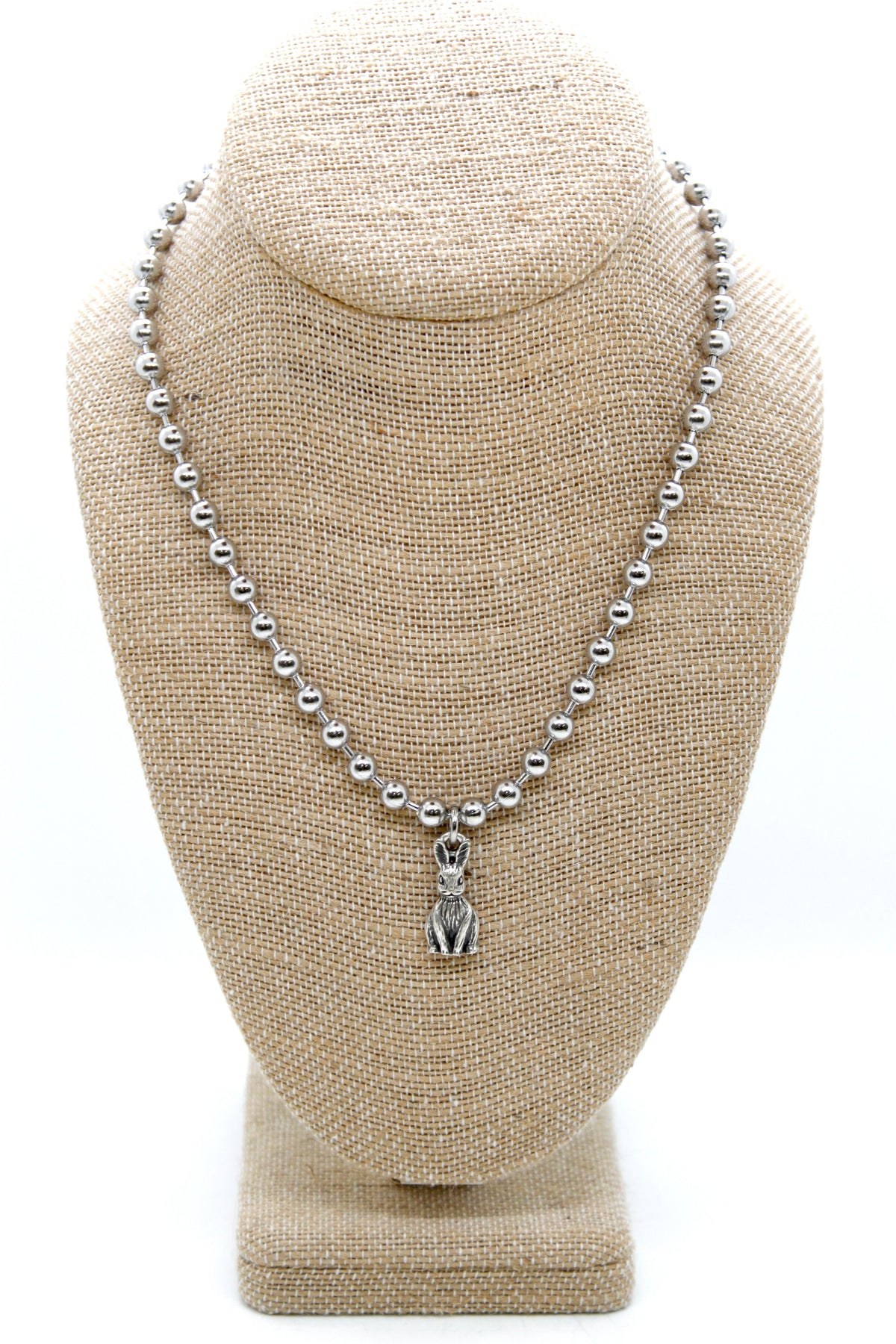 Little Rabbit Convertible Silver Chain Necklace