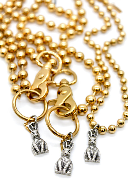 Little Rabbit Convertible Gold Chain Necklace