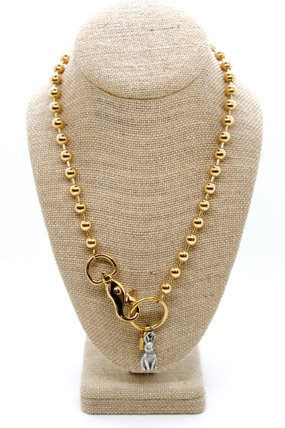 Little Rabbit Convertible Gold Chain Necklace