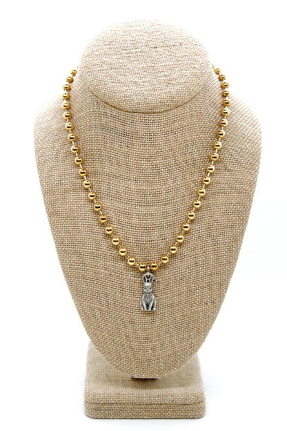 Little Rabbit Convertible Gold Chain Necklace
