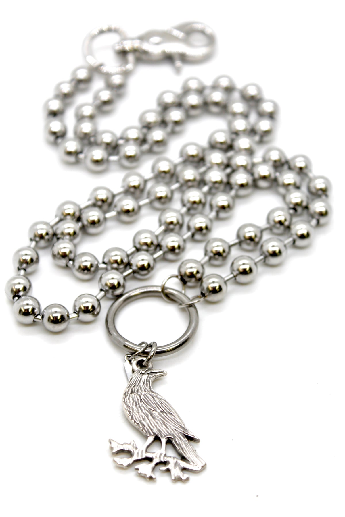 Silver Raven Convertible Silver Chain Necklace
