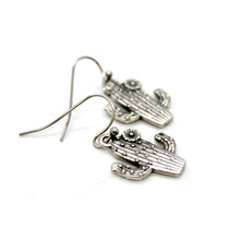 Load image into Gallery viewer, Flowering Cactus Charm Earrings - E9-18412
