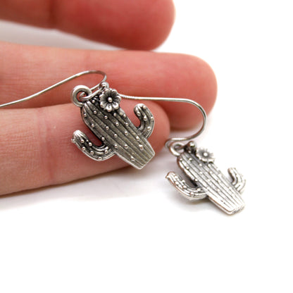 Flowering Cactus Charm Earrings - E9-18412