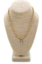 Load image into Gallery viewer, Flowering Cactus Convertible Gold Chain Necklace
