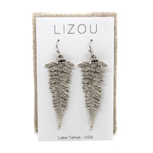 Load image into Gallery viewer, Fern Leaf Earrings - E9-21166
