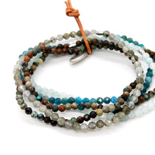 Load image into Gallery viewer, Semi Precious Stone Luxury Stack Bracelet - BL-Ares
