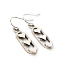 Load image into Gallery viewer, Triple Heart Charm Earrings - E9-29872
