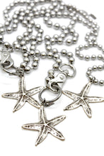 Load image into Gallery viewer, Starfish Convertible Silver Chain Necklace
