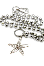 Load image into Gallery viewer, Starfish Convertible Silver Chain Necklace
