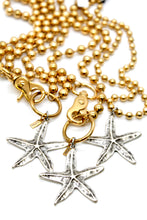 Load image into Gallery viewer, Starfish Convertible Gold Chain Necklace
