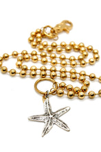 Load image into Gallery viewer, Starfish Convertible Gold Chain Necklace
