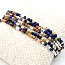 Load image into Gallery viewer, Semi Precious Stone Mix Luxury Stack Bracelet - BL-Genesis
