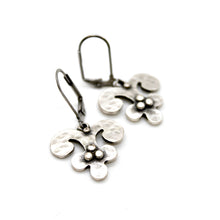 Load image into Gallery viewer, Artsy Silver Charm Earrings - E9-36355
