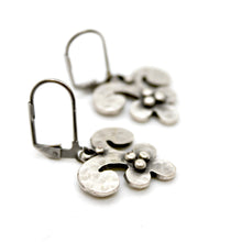 Load image into Gallery viewer, Artsy Silver Charm Earrings - E9-36355
