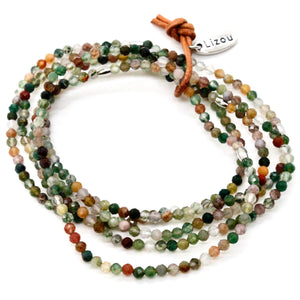 Mini Faceted Semi Precious Stone Bracelet - BL-Washoe