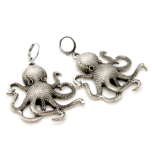 Octopus Charm Earrings - E9-37186