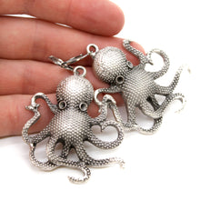 Load image into Gallery viewer, Octopus Charm Earrings - E9-37186
