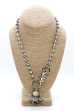 Load image into Gallery viewer, Octopus Charm Convertible Silver Chain Necklace

