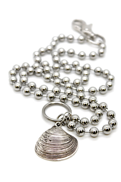 Luxury Seashell Charm Convertible Silver Chain Necklace