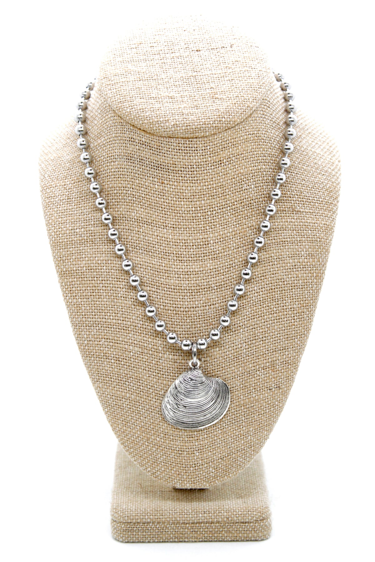 Luxury Seashell Charm Convertible Silver Chain Necklace