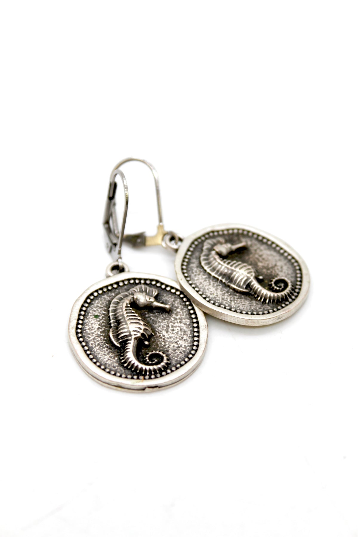 Seahorse Charm Convertible Silver Chain Necklace