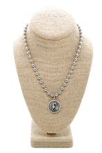 Load image into Gallery viewer, Seahorse Charm Convertible Silver Chain Necklace
