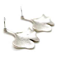 Load image into Gallery viewer, Gingko Leaf Charm Earrings - E9-9983
