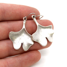 Load image into Gallery viewer, Gingko Leaf Charm Earrings - E9-9983
