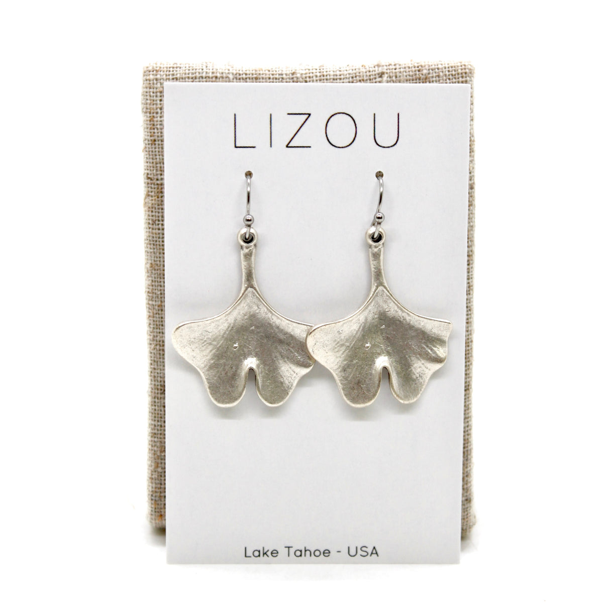 Gingko Leaf Charm Earrings - E9-9983