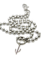 Load image into Gallery viewer, Modern Cactus Charm Convertible Silver Chain Necklace
