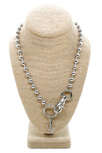 Load image into Gallery viewer, Modern Cactus Charm Convertible Silver Chain Necklace
