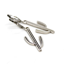Load image into Gallery viewer, Modern Cactus Charm Earrings - E9-24519
