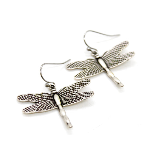 Small Dragonfly Charm Earrings - E9-22462
