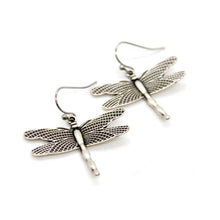 Load image into Gallery viewer, Small Dragonfly Charm Earrings - E9-22462
